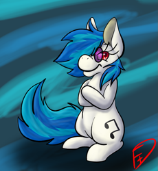 Size: 721x784 | Tagged: safe, artist:browniebrittle, dj pon-3, vinyl scratch, pony, unicorn, female, horn, mare, solo