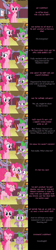 Size: 2000x8876 | Tagged: safe, artist:mlp-silver-quill, pinkie pie, spike, dragon, earth pony, pony, comic:pinkie pie says goodnight, barn, bouncing, checklist, clipboard, comic, looking at you, party, quill, spikelove, sweet apple acres, talking to viewer