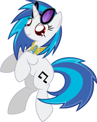 Size: 1917x2419 | Tagged: safe, artist:nazoth, dj pon-3, vinyl scratch, pony, unicorn, element of harmony, solo