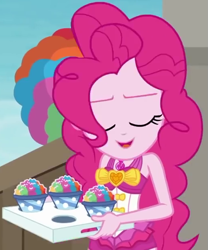 Size: 515x620 | Tagged: safe, screencap, pinkie pie, better together, equestria girls, too hot to handle, clothes, cropped, solo, swimsuit