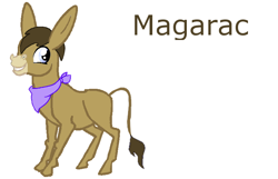 Size: 786x506 | Tagged: safe, artist:tajgon01, oc, oc only, oc:magarac, donkey, offspring, parent:cranky doodle donkey, parent:matilda, simple background, solo, white background