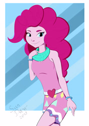 Size: 2480x3508 | Tagged: safe, artist:sundaw, pinkie pie, equestria girls, legend of everfree, camp fashion show outfit, clothes, dress, high res, solo