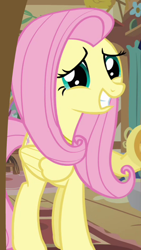 Size: 324x576 | Tagged: safe, screencap, fluttershy, pegasus, pony, keep calm and flutter on, cropped, female, mare, solo