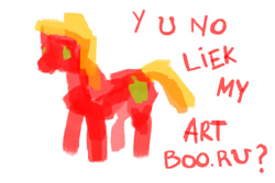 Size: 1500x1000 | Tagged: safe, artist:explonova, big macintosh, earth pony, pony, male, meta, solo, stallion