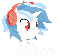 Size: 4279x4015 | Tagged: safe, artist:ando, dj pon-3, vinyl scratch, pony, unicorn, absurd resolution, cute, drawing, headphones, solo