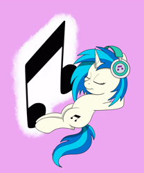 Size: 2500x3000 | Tagged: safe, artist:theartistsora, dj pon-3, vinyl scratch, pony, unicorn, headphones, solo