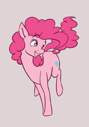 Size: 600x851 | Tagged: safe, artist:eternalsubscriber, pinkie pie, earth pony, pony, cute, diapinkes, female, gray background, mare, simple background, smiling, solo