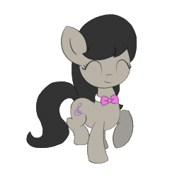 Size: 1200x1200 | Tagged: safe, artist:bugplayer, octavia melody, earth pony, pony, animated, cute, dancing, female, gif, happy, mare, prancing, simple background, smiling, solo, tavibetes, transparent background, trotting, trotting in place