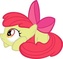 Size: 8515x7889 | Tagged: artist needed, safe, apple bloom, absurd resolution, scared, simple background, solo, vector, white background