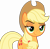 Size: 3534x3497 | Tagged: safe, artist:sketchmcreations, applejack, earth pony, pony, shadow play, raised eyebrow, simple background, smiling, smug, transparent background, vector