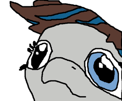 Size: 482x398 | Tagged: safe, artist:dronapon3, oc, oc only, oc:breezy, pony, 1000 hours in ms paint, meme, ms paint, pagan (user), simple background, solo, white background