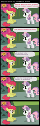 Size: 533x1652 | Tagged: artist needed, safe, edit, apple bloom, sweetie belle, earth pony, pony, unicorn, comic, duo, duo female, female, filly, quantum physics, relativity, scrunchy face, sitting, special, theory of relativity