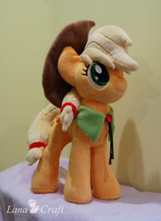 Size: 1309x1800 | Tagged: safe, artist:lanacraft, applejack, irl, photo, plushie