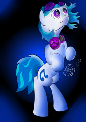 Size: 1280x1808 | Tagged: safe, artist:darkthemod, dj pon-3, vinyl scratch, pony, unicorn, solo