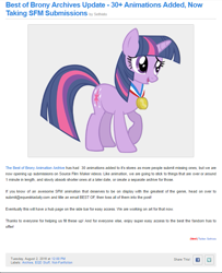 Size: 641x789 | Tagged: safe, derpibooru import, twilight sparkle, equestria daily, meta, text