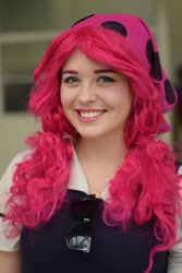 Size: 599x898 | Tagged: safe, artist:pinkiekler, pinkie pie, human, beautiful, clothes, cosplay, costume, irl, irl human, photo, pirate pinkie pie, solo