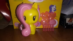 Size: 4160x2340 | Tagged: safe, fluttershy, rarity, cutie mark crew, happy meal, irl, mc donald's toys, mcdonald's, mcdonald's happy meal toys, photo, toy