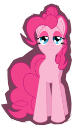 Size: 3000x5100 | Tagged: safe, artist:fascismnotincluded, pinkie pie, pony, personality swap, simple background, solo, transparent background