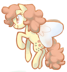 Size: 800x850 | Tagged: safe, artist:needsmoarg4, queen rosedust, rosedust, flutter pony, g1, female, g1 to g4, generation leap, mare, profile, simple background, smiling, solo, white background