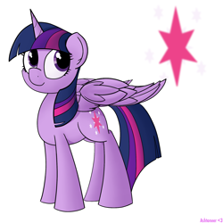 Size: 2000x2000 | Tagged: safe, artist:ashtoneer, derpibooru import, twilight sparkle, twilight sparkle (alicorn), alicorn, pony, cutie mark, solo