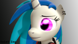 Size: 1280x720 | Tagged: safe, artist:saint iny, dj pon-3, vinyl scratch, pony, unicorn, 3d, headphones, piercing, source filmmaker