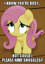 Size: 424x600 | Tagged: safe, artist:phucknuckl, edit, fluttershy, pegasus, pony, my little pony: the movie, adorable face, bronybait, cute, female, frown, hug, hugs?, i'm the friend you need, image macro, looking at you, looking up, mare, meme, pawing the ground, shy, shyabetes, snuggles?, solo, text, vector