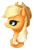 Size: 1748x2559 | Tagged: safe, artist:bastet-catmew, applejack, earth pony, pony, bust, female, hat, mare, portrait, simple background, solo, transparent background