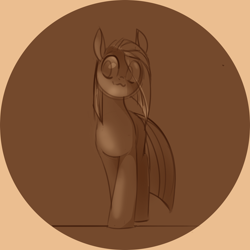 Size: 2060x2060 | Tagged: safe, artist:yoditax, pinkie pie, earth pony, pony, monochrome, pinkamena diane pie, sketch, solo