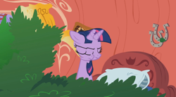 Size: 476x263 | Tagged: safe, derpibooru import, screencap, twilight sparkle, pony, look before you sleep, great moments in animation, smear frame, solo