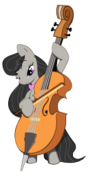 Size: 1722x3354 | Tagged: safe, artist:haetran, artist:masternodra, octavia melody, earth pony, pony, cello, female, mare, musical instrument, simple background, solo, transparent background, vector