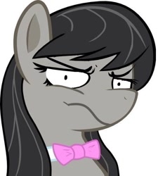 Size: 532x590 | Tagged: safe, artist:haetran, artist:reiduran, edit, octavia melody, earth pony, pony, bust, female, mare, portrait, reaction image, simple background, smug, solo, transparent background, u wot m8, vector