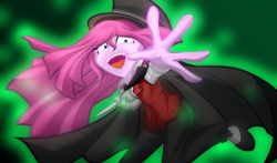 Size: 2900x1700 | Tagged: safe, artist:geraritydevillefort, pinkie pie, equestria girls, clothes, dr jekyll and mr hyde, female, miss pie, musical, pinkamena diane pie, solo