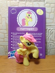 Size: 1620x2160 | Tagged: safe, fluttershy, blind bag, blind bag card, irl, merchandise, official, photo, toy, wave 3