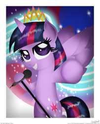 Size: 1645x2030 | Tagged: safe, artist:bvsquare, derpibooru import, twilight sparkle, twilight sparkle (alicorn), alicorn, pony, singing, solo