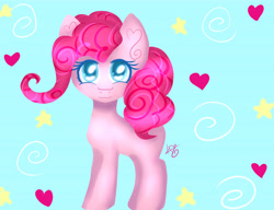 Size: 6500x5000 | Tagged: safe, artist:sweethearts11, pinkie pie, earth pony, pony, :3, absurd resolution, solo