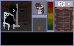 Size: 640x400 | Tagged: safe, artist:herooftime1000, octavia melody, earth pony, pony, cello, dungeon, musical instrument, octavia in the underworld's cello, pixel art, prison, prisoner