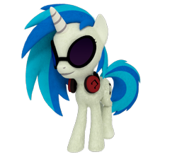 Size: 1217x1080 | Tagged: safe, artist:lavik1988, dj pon-3, vinyl scratch, pony, unicorn, 3d, solo