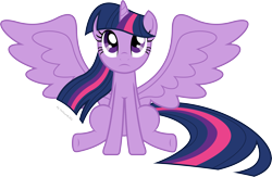 Size: 8553x5570 | Tagged: safe, artist:livehotsun, derpibooru import, twilight sparkle, twilight sparkle (alicorn), alicorn, pony, absurd resolution, cute, female, mare, simple background, solo, spread wings, transparent background, vector