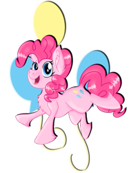 Size: 2048x2732 | Tagged: safe, artist:prismaticstars, pinkie pie, earth pony, pony, cutie mark, female, happy, high res, mare, simple background, solo, transparent background