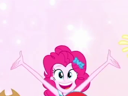 Size: 343x257 | Tagged: safe, screencap, pinkie pie, better together, equestria girls, so much more to me, cropped, female, smiling, solo focus