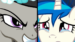 Size: 900x506 | Tagged: safe, alternate version, artist:blah23z, dj pon-3, octavia melody, vinyl scratch, earth pony, pony, unicorn, crying, female, lesbian, mare, scratchtavia, shipping, smiling, this day aria