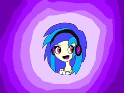 Size: 800x600 | Tagged: safe, artist:rainbowlolly29, dj pon-3, vinyl scratch, human, humanized, no nose, solo