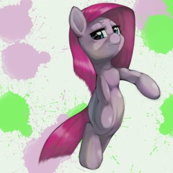 Size: 1536x1536 | Tagged: safe, artist:kurogewapony, pinkie pie, earth pony, pony, female, looking at you, mare, pinkamena diane pie, solo