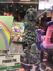 Size: 1200x1600 | Tagged: safe, pinkie pie, human, pony, equestria girls, bishoujo, clothes, convention, doll, humanized, irl, kotobukiya, new york comic con, photo, ponied up, prototype, san diego comic con, sdcc 2018, toy