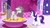 Size: 1920x1080 | Tagged: safe, screencap, pinkie pie, rarity, earth pony, pony, unicorn, yakity-sax, discovery family logo, pinkamena diane pie