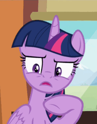 Size: 846x1077 | Tagged: safe, derpibooru import, screencap, twilight sparkle, twilight sparkle (alicorn), alicorn, pony, the times they are a changeling, cropped, reaction image, solo