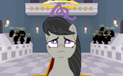 Size: 640x398 | Tagged: safe, artist:herooftime1000, octavia melody, earth pony, pony, courtroom, cutie mark, dead, halo, octavia in the underworld's cello, pixel art, solo focus