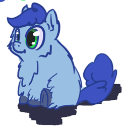 Size: 518x518 | Tagged: safe, earth pony, fluffy pony, pony, cute, fluffy, fluffy pony original art, solo