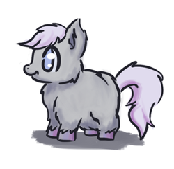 Size: 314x307 | Tagged: safe, earth pony, fluffy pony, pony, cute, fluffy, fluffy pony original art, solo