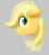 Size: 769x862 | Tagged: safe, artist:tg1117, applejack, earth pony, pony, blonde, bust, hatless, missing accessory, portrait, solo